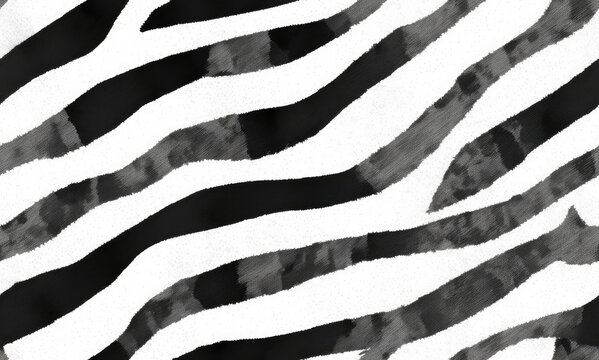 Black and white pattern. Abstract seamless pattern. AI generated.