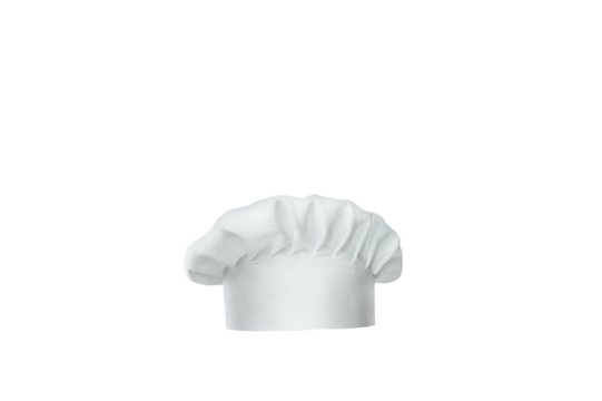 white chef hat PNG transparent..