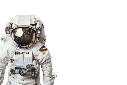 Astronout Border Frame Isolated On transparent