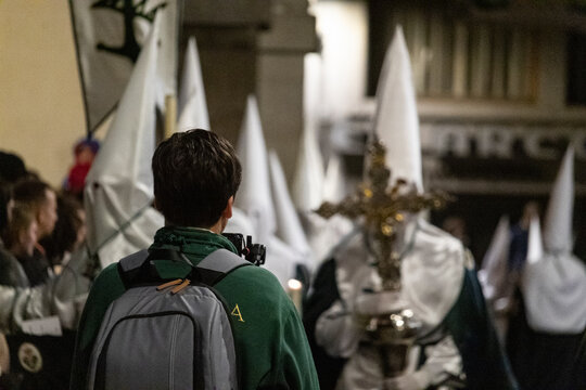Procession of Health and Hope, through the streets of Avila.