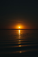 Obraz premium sunset in the sea