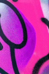 colorful background pattern of urban streen wall graffiti for concept and design. Aerosol bright...