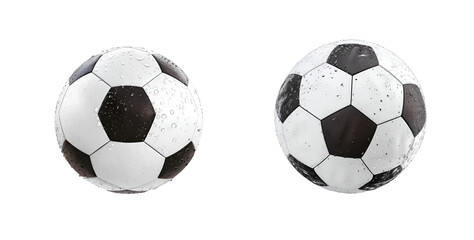 soccer ball isolated on white