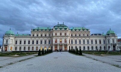Fototapeta na wymiar Belvedere Palace 