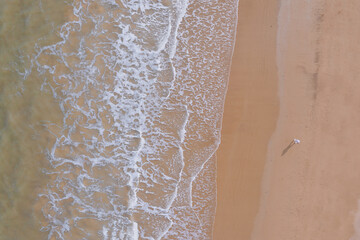 Solitude by the Sea: Aerial Beach Photography - 771576631