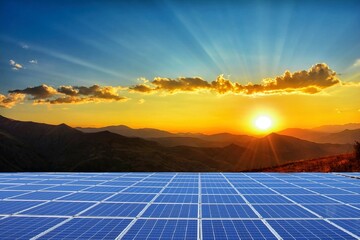 Solar cells generate electricity to reduce global warming.