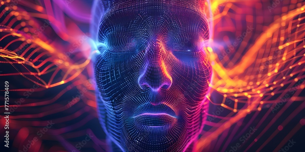 Poster exploring psychedelic visuals and mind-bending animations with a pulsating soundtrack. concept psych