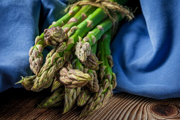 green asparagus natural organic healthy vegetable ingredient 