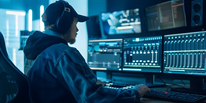 Mastering Music with Digital Audio Workstation Software: A Musician's Guide to Creative Control. Concept Music Production, Digital Audio Workstation, Creative Control, Recording Techniques