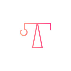 crane gradient icon
