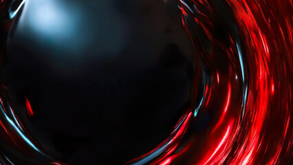 Abstract red background with a circular pattern in the center of the image