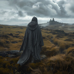 A lone and legendary wandering warrior searching for adventure in a world of legendary kingdoms