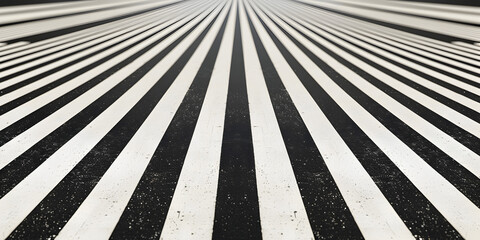 Zebra Crossing Road ,Lines parking for motorcycle on asphalt background.
 - obrazy, fototapety, plakaty