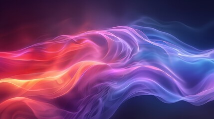 Fototapeta premium Polar aurora, abstract northern lights display