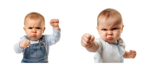 Portrait of an angry boy
