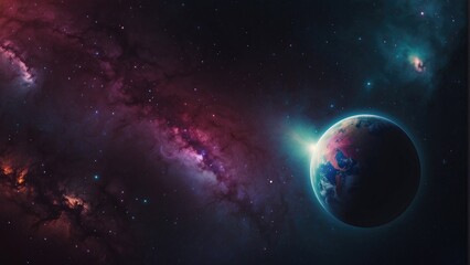 Obraz na płótnie Canvas Cosmic Canvas Mesmerizing Outer Space Background