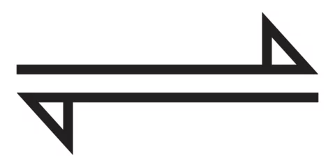 Tuinposter Double arrow icon, two side symbol. Dual sign. Navigator button. Cursor symbol. © Manidipa