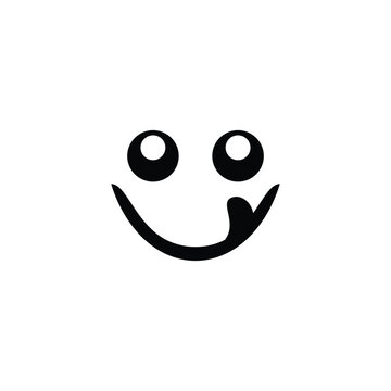 smiling emoji illustration design