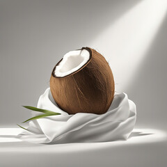 coconut on a table