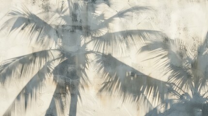 Palm Shadows Dancing on a Wall