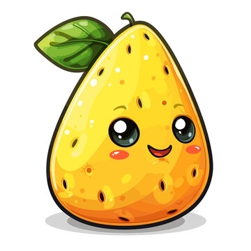 Balimbing Flat Colors Cartoon Icon, Isolated On Transparent, PNG, HD