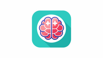  a-medical-app-icon--logo--with-brain-concept