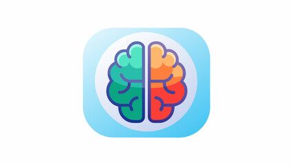  a-medical-app-icon--logo--with-brain-concept