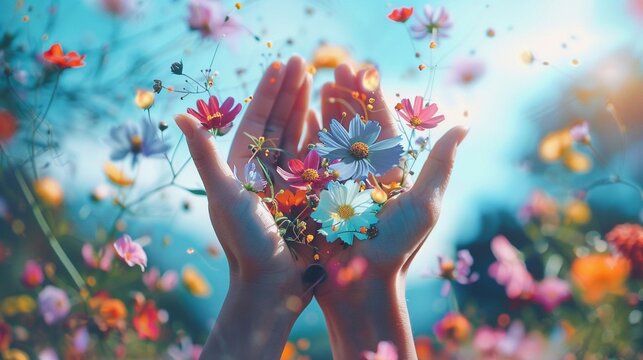 Connect with Positivity Follow accounts and pages that promote positivity and personal growth, creating a supportive online community ,high resolution