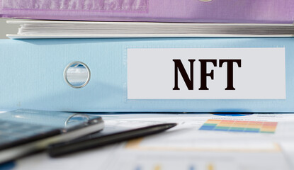 NFT inscription on business folder