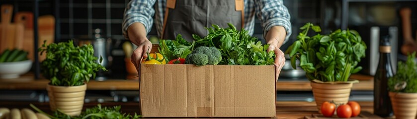 Ecofriendly meal kit service, offering preportioned ingredients in sustainable packaging, with an emphasis on reducing food waste and promoting environmental stewardship