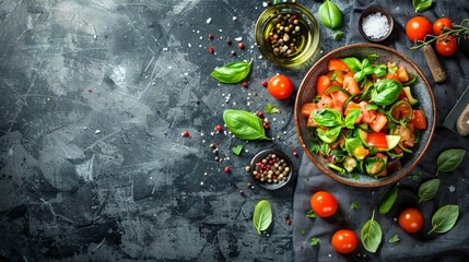 Glutenfree vegan pasta dish, wholesome and inviting, with zucchini noodles and tomato basil sauce, in a cozy and rustic kitchen setting