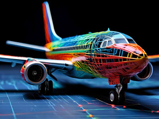 Aerodynamic analysis of the aircraft. Finite element method.