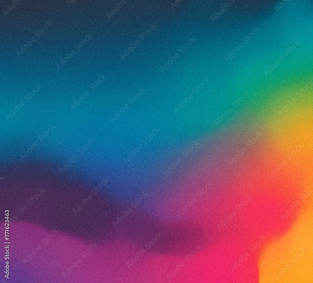 Poster this vibrant, noise-textured artwork captivates with its dynamic shapes and multicolored gradients, 