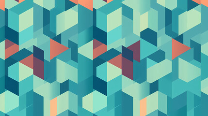 Obraz premium Seamless geometric pattern