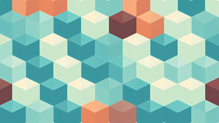 Obraz premium Seamless geometric pattern