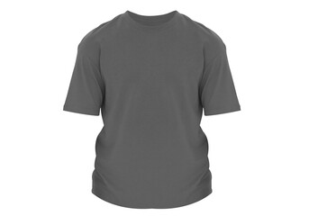 Young Men's T-Shirt Front Look Social Media PNG Mockup Demo Transparent Background For Website