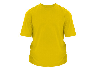 Young Men's T-Shirt Front Look Social Media PNG Mockup Demo Transparent Background For Website