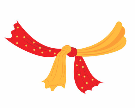 shubh vivaah wedding knot indian couple rituals vector illustration