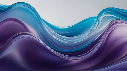 abstract blue and purple liquid wave background