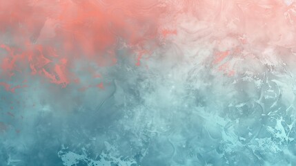Abstract art background with a gradient of red to blue colors, resembling a blend of fire and ice with a textured look.