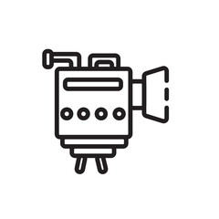 Camera Creative Digital Line Icon