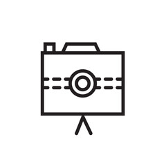 Camcorder Camera Digital Line Icon