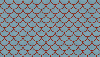 retro pop geometric abstract seamless pattern, vector graphic resources, 16:9 widescreen wallpaper / backdrop, © J