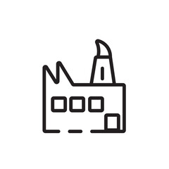 Factory Business Industry Line Icon
