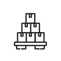 Bulk Package Production Line Icon