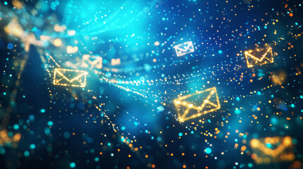 Unknown Emails Screenshots or visual representations of email inboxes flooded with unknown or suspicious emails.