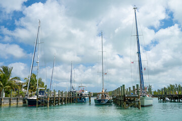 Boats in the Bahamas