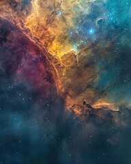 Abstract universal nebula pattern - obrazy, fototapety, plakaty