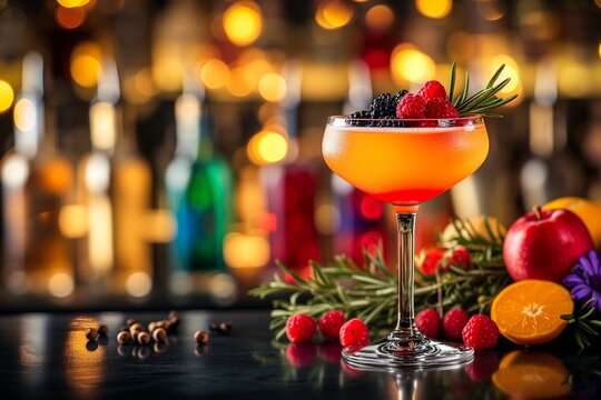 Cocktails and Soft Drinks - cocktail in the bar