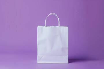 Paper back on purple background